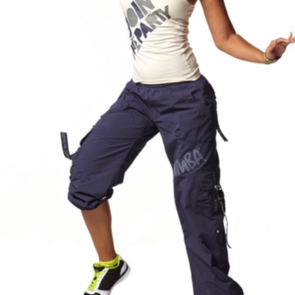 Zumba Fitness Pants - ZUMBA Feel the Music Cargo Pants Size Medium